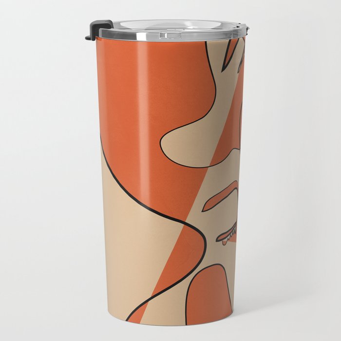 Abstract Faces 10 Travel Mug Gallery Image 3