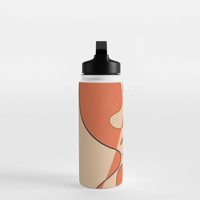 Abstract Faces 10 Water Bottle Gallery Image 3