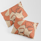 Abstract Faces 10 Pillow Sham Gallery Image 3