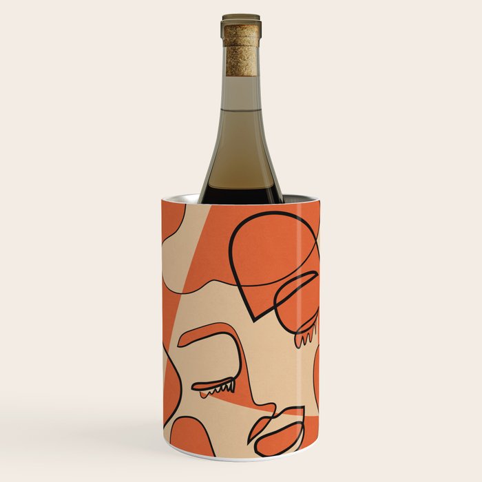 Abstract Faces 10 Wine Chiller Gallery Image 1