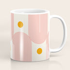 Abstraction_SUN_DOUBLE_LINE_POP_ART_Minimalism_001C Coffee Mug Gallery Image 1