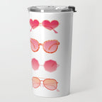 Sunglasses Collection - Pink OmbrÃ© Palette Travel Mug Gallery Image 2