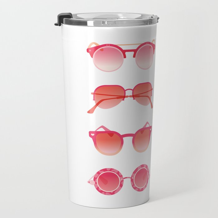 Sunglasses Collection - Pink OmbrÃ© Palette Travel Mug Gallery Image 3