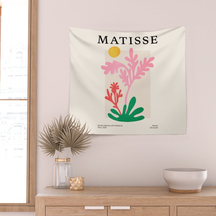 Abstract Garden: Matisse Paper Cutouts IV Wall Tapestry Gallery Image 2