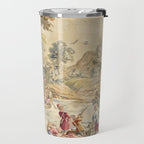 Antique Aubusson Louis XV French Tapestry Travel Mug Gallery Image 2