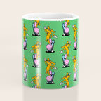 Retro dog cartoon character pattern Coffee Mug Gallery Image 4