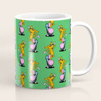 Retro dog cartoon character pattern Coffee Mug Gallery Image 1