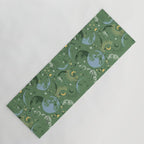 Greenish starry lunar sky Yoga Mat Gallery Image 1