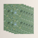 Greenish starry lunar sky Wrapping Paper Gallery Image 3