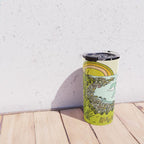 point breaks in paradise // retro surf art by surfy birdy Travel Mug Gallery Image 4