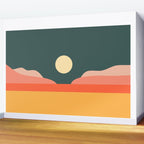 Geometric Landscape 14 Wall Mural Gallery Image 2