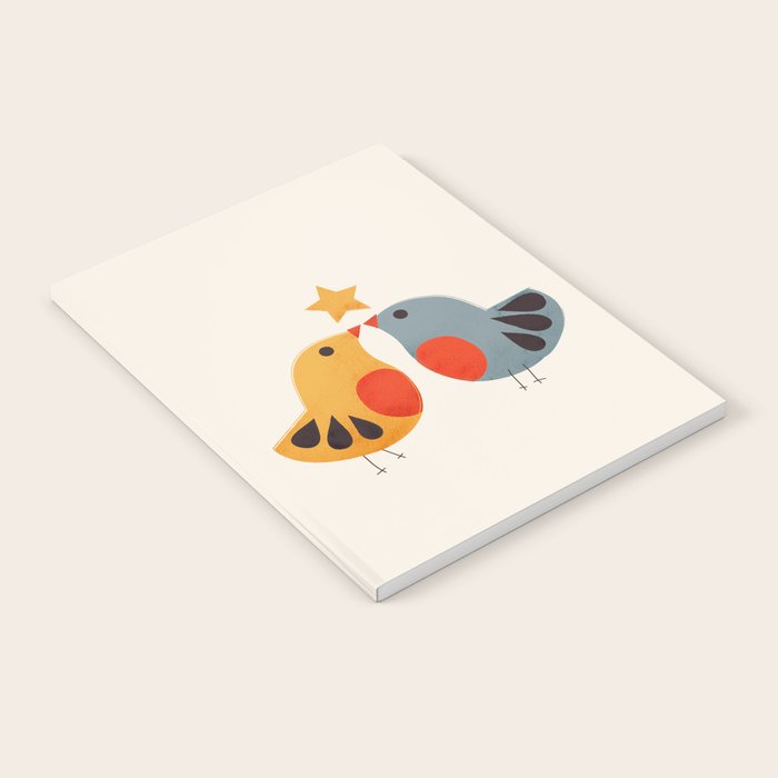 Festive Birds and Star Notebook Gallery Image 1