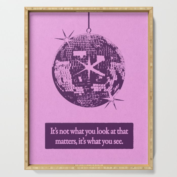 Perspective - Pink Serving Tray