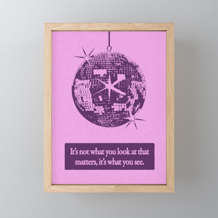 Perspective - Pink Mini Art Print Gallery Image 1