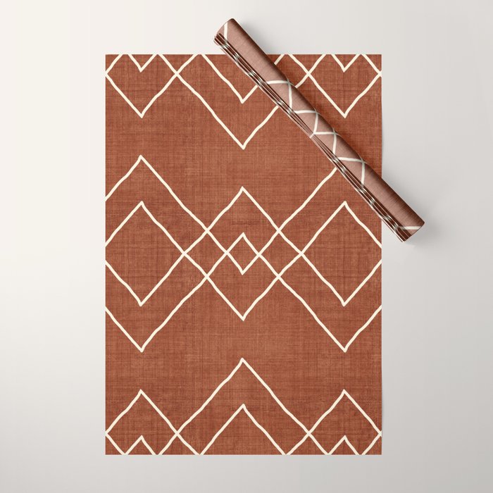 Nudo in Rust Wrapping Paper Gallery Image 1