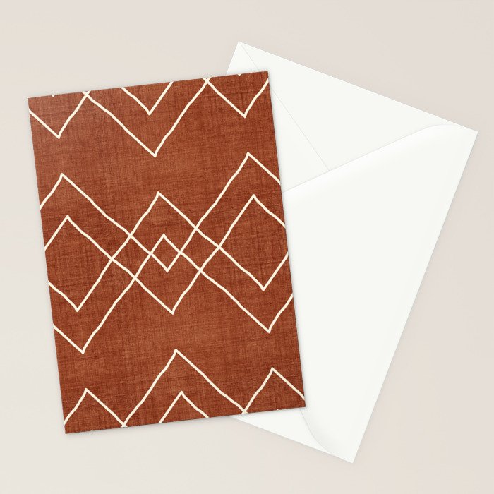 Nudo in Rust Stationery Card Gallery Image 2