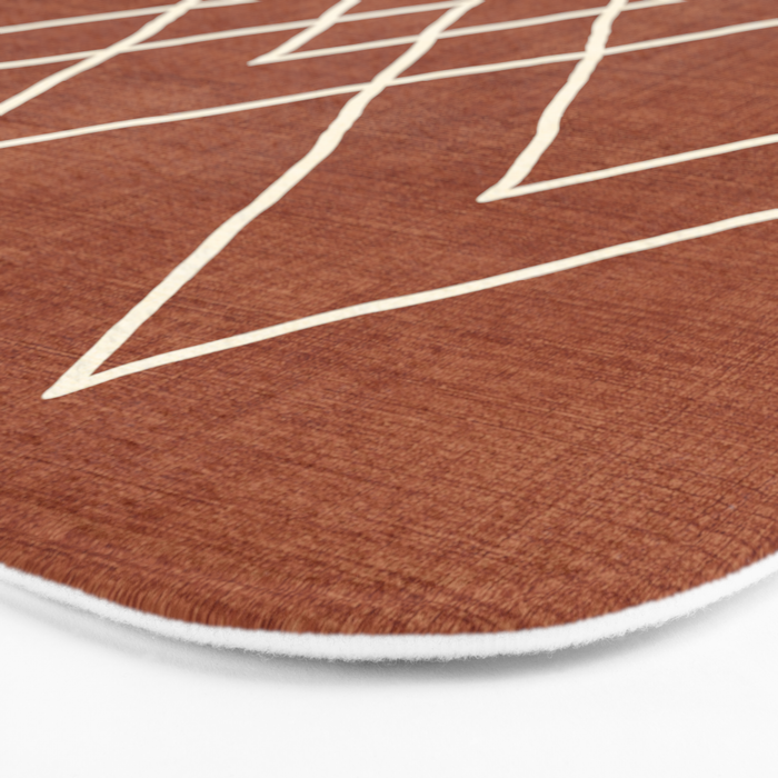 Nudo in Rust Bath Mat Gallery Image 3