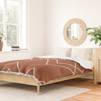 Nudo in Rust Duvet Cover Gallery Image 2