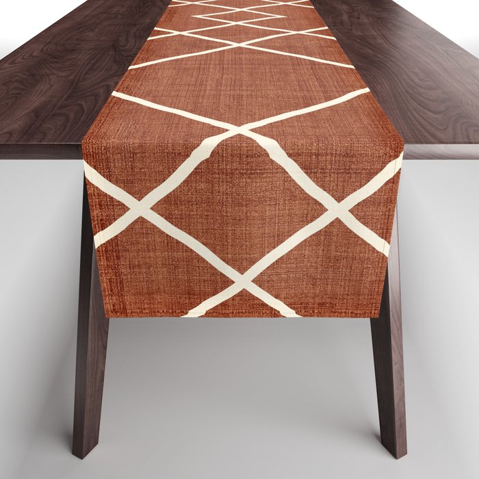 Nudo in Rust Table Runner Gallery Image 1