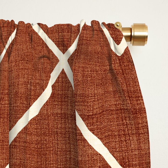 Nudo in Rust Window Curtain Gallery Image 2