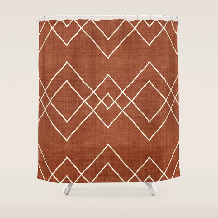 Nudo in Rust Shower Curtain Gallery Image 1