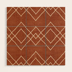 Nudo in Rust Wood Wall Art Gallery Image 1