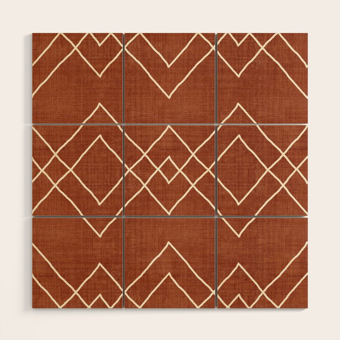 Nudo in Rust Wood Wall Art Gallery Image 1