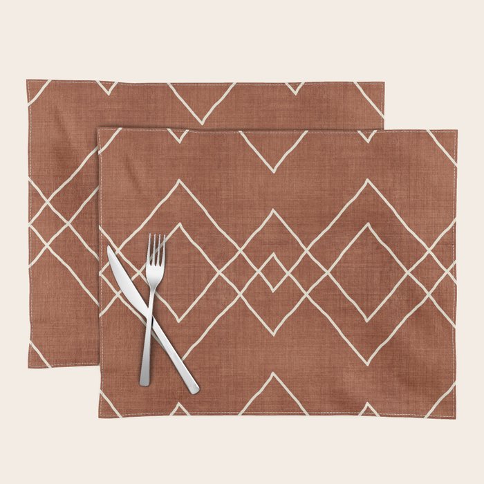 Nudo in Rust Placemat Gallery Image 1