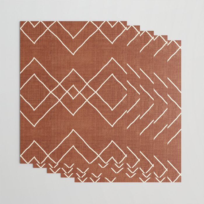 Nudo in Rust Wrapping Paper Gallery Image 3
