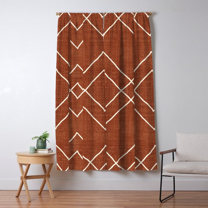 Nudo in Rust Window Curtain Gallery Image 1