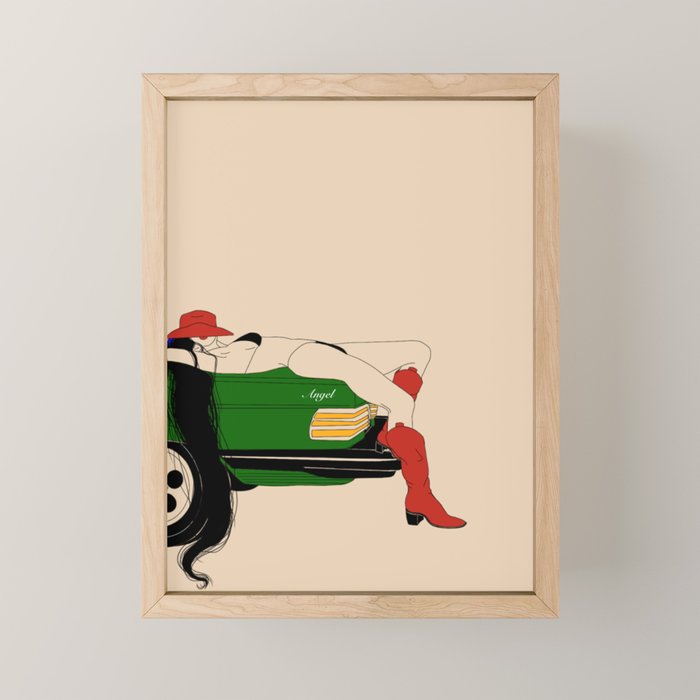 angel Mini Art Print Gallery Image 1