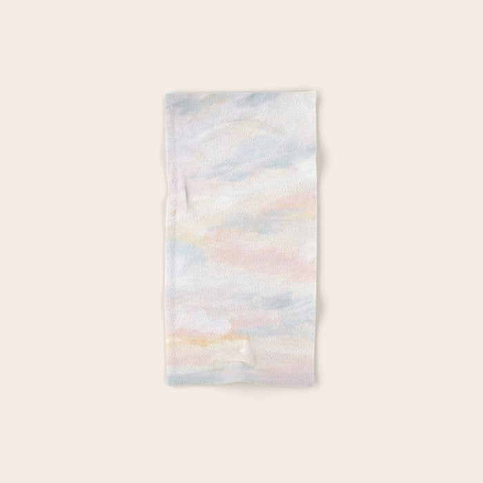 You Are My Sunshine - Gray Pastel Ocean Seascape Bath Towel Gallery Image 1