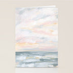 You Are My Sunshine - Gray Pastel Ocean Seascape Stationery Card Gallery Image 2