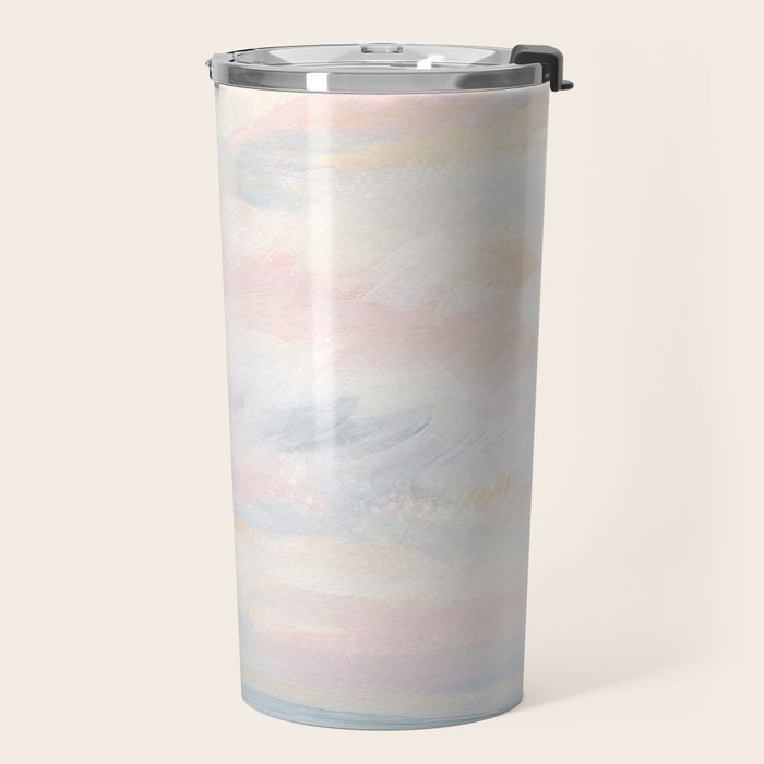 You Are My Sunshine - Gray Pastel Ocean Seascape Travel Mug Gallery Image 2