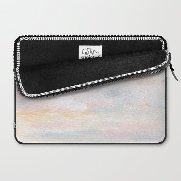 You Are My Sunshine - Gray Pastel Ocean Seascape Laptop Sleeve Gallery Image 2