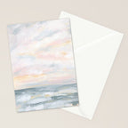 You Are My Sunshine - Gray Pastel Ocean Seascape Stationery Card Gallery Image 2