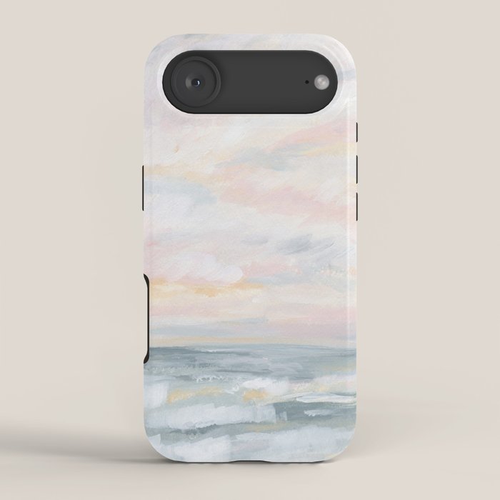 You Are My Sunshine - Gray Pastel Ocean Seascape iPhone Case Gallery Image 2