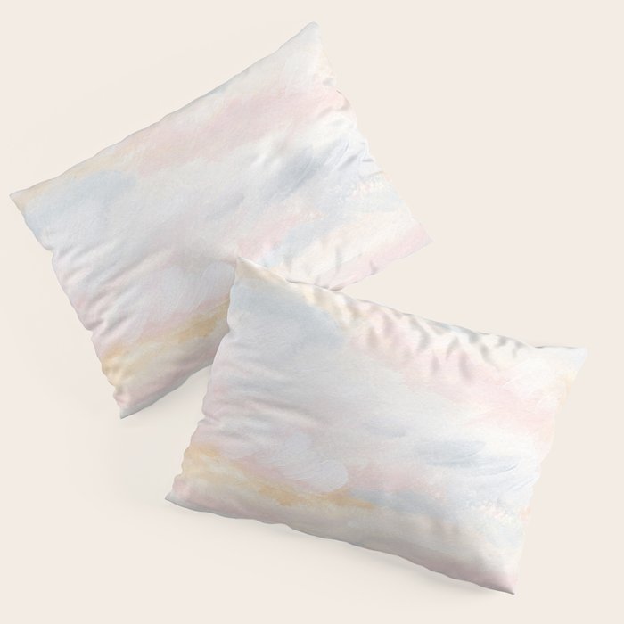 You Are My Sunshine - Gray Pastel Ocean Seascape Pillow Sham Gallery Image 3