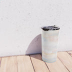 You Are My Sunshine - Gray Pastel Ocean Seascape Travel Mug Gallery Image 4