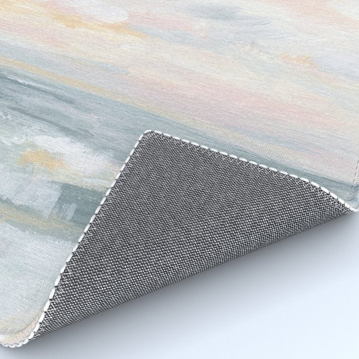 You Are My Sunshine - Gray Pastel Ocean Seascape Rug Gallery Image 4