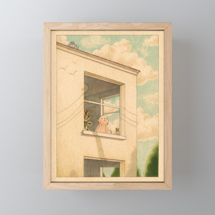 Corner Window Mini Art Print Gallery Image 1