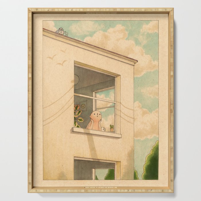 Corner Window Serving Tray Gallery Image 1