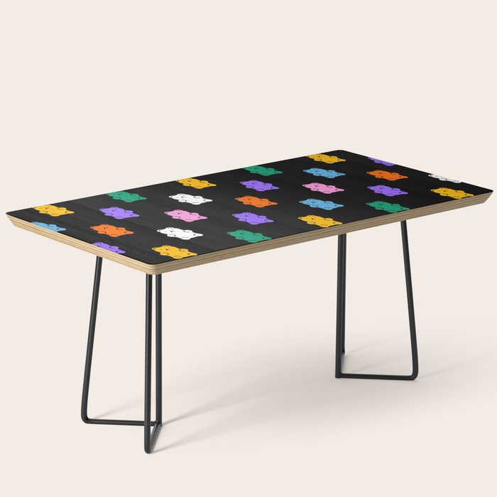 Colorful candy bear pattern art Coffee Table Gallery Image 1