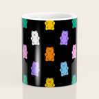 Colorful candy bear pattern art Coffee Mug Gallery Image 4