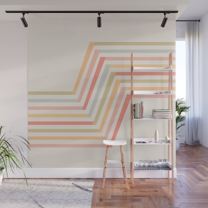 Geometric Terraces #2 Wall Mural Gallery Image 1
