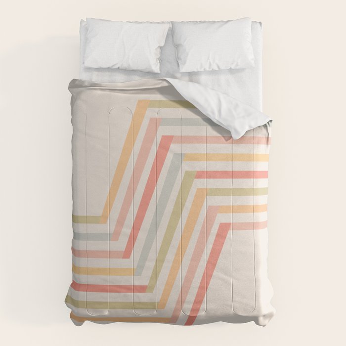 Geometric Terraces #2 Comforter Gallery Image 1