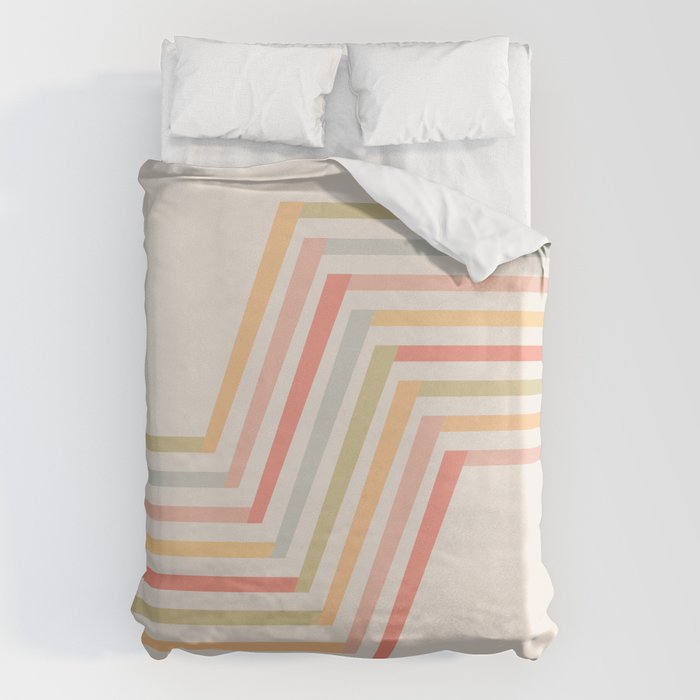 Geometric Terraces #2 Duvet Cover Gallery Image 6
