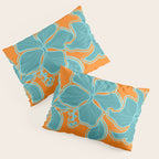 Kailua Hibiscus Hawaiian Engineered Floral Pillow Sham Gallery Image 3