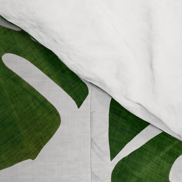 Monstera Leaf III Comforter Gallery Image 4