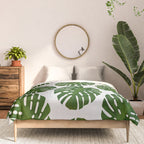 Monstera Leaf III Comforter Gallery Image 3